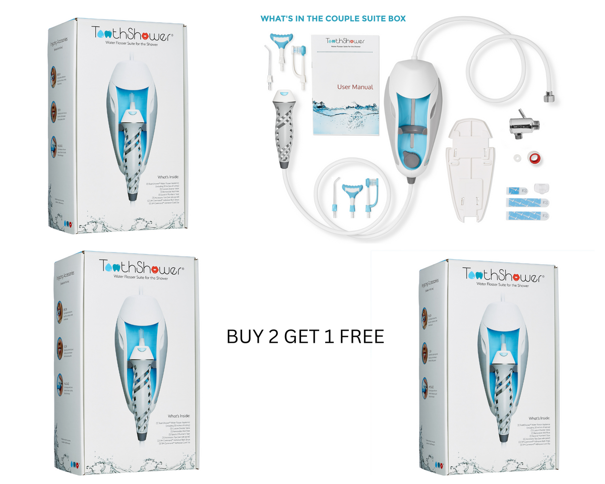 Buy 2 Couple Water Flossers + Get 1 Water Flosser Free