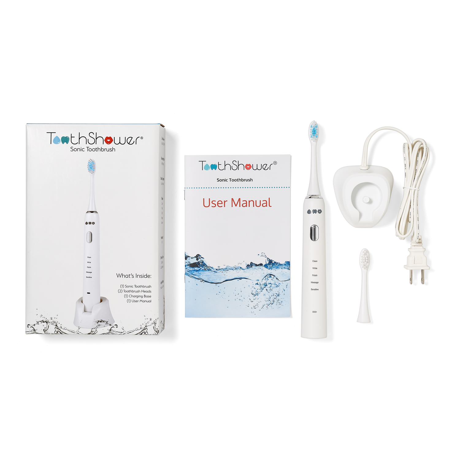 sonic toothbrush manual sonic toothbrush head and recharging with power cord