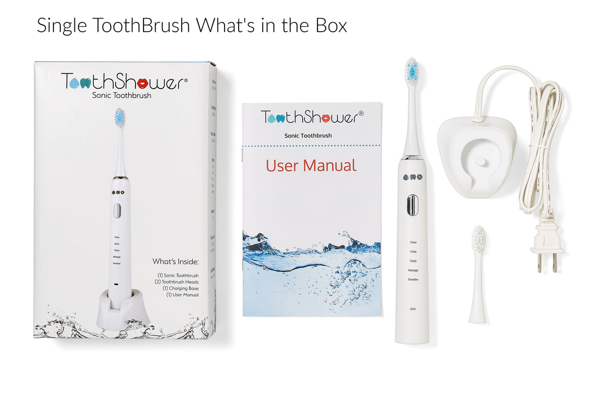 ToothShower Sonic ToothBrush- Discount Code BOGOMAY limited time limited supply
