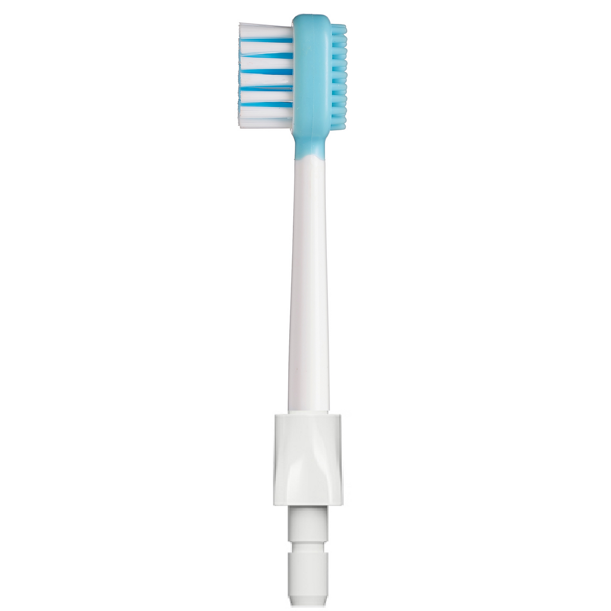 clean your tongue and your teeth with the same toothbrush that water flosses