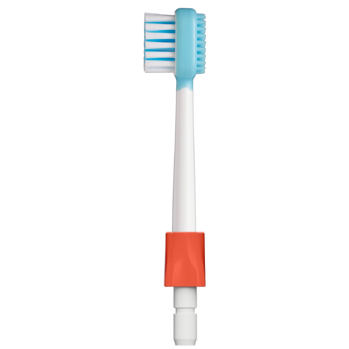 red single head flossing toothbrush water floss and brush teeth at the same time