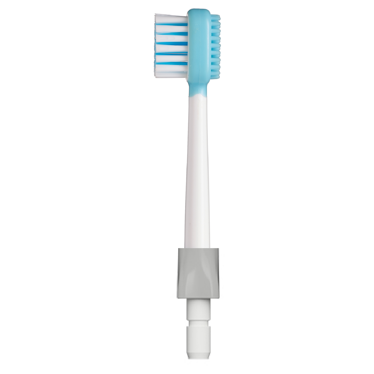 grey irrigating toothbrush, oral irrigating and brushing tooth brush