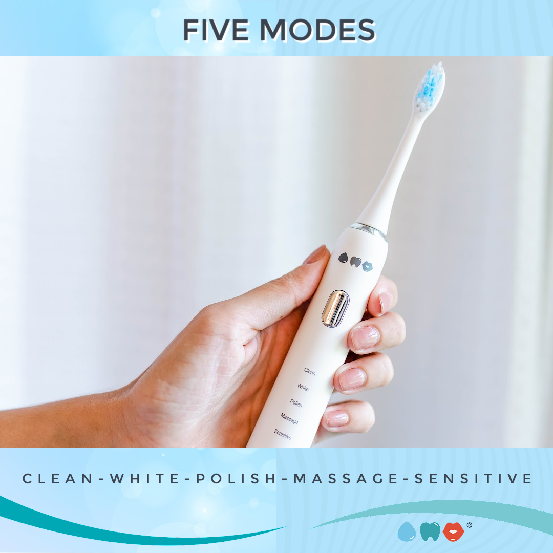 ultrasonic toothbrush with five modes
