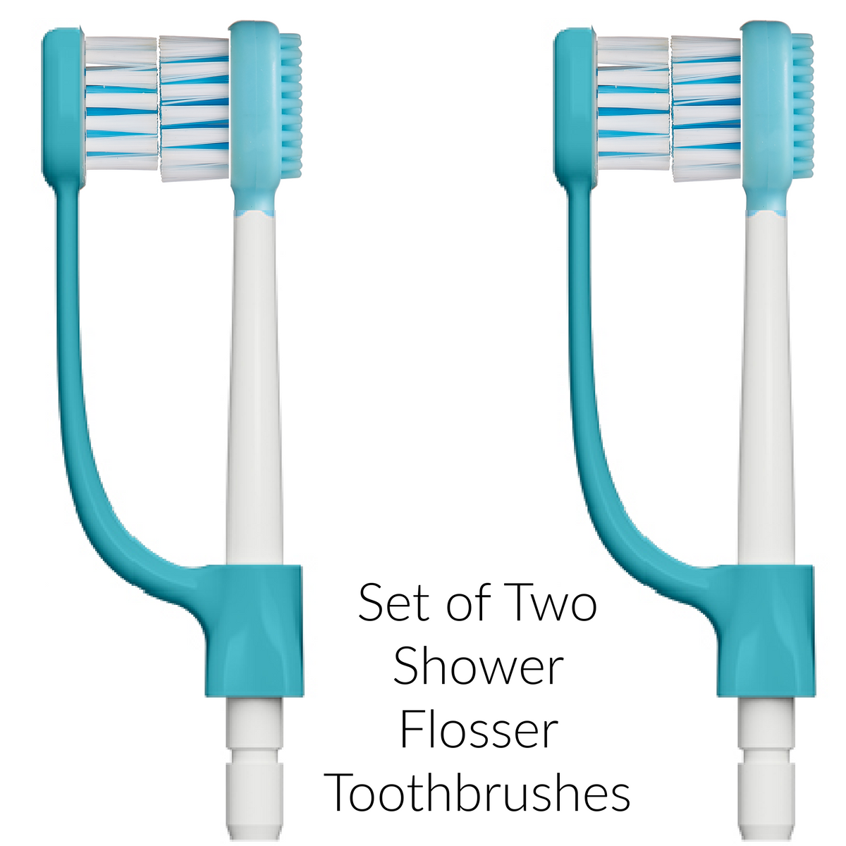 subscription discount two dual headed water flossing toothbrushes color blue