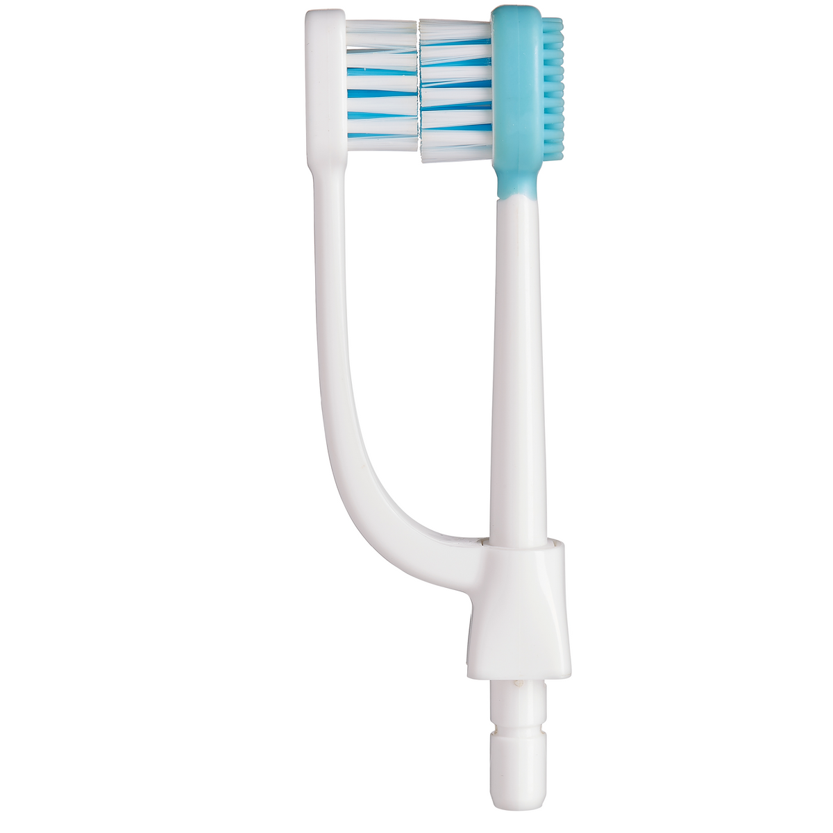 two headed toothbrush that flosses with water  floss and brush at the same time